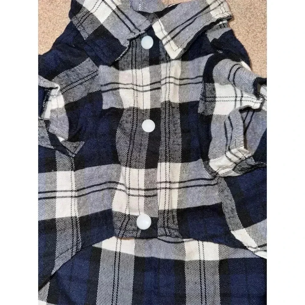Dog plaid shirt your furry